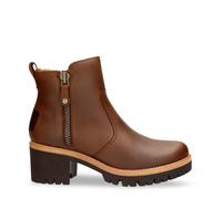 Panama Jack Mujer Pauline B9 Oscuro Piel Marrón Impermeable Botines Tacón