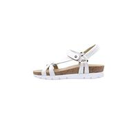 Panama Jack - Sally Basics, Sandalias con Cuña Mujer, Blanco (White), 40 EU