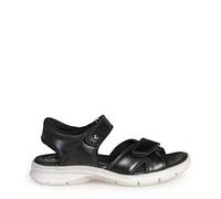 Panama Jack Sandalias de Hombre Sanders B&W C1 Pull-Up Negro/Black 46 EU