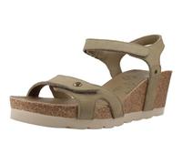 Panama Jack Sandalias Julia Wedge para mujer, color caqui B72, 40 EU