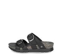 Panama Jack Shirley, Sandalia Plana Mujer, Schwarz B1, 36 EU