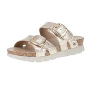 Panama Jack Sandalias planas Shirley para mujer, Oro B10, 42 EU