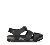 Panama Jack Sandalias planas Stanley para hombre, Negro C2, 42 EU