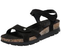 Panama Jack Sandalias planas Sulia para mujer, Negro B18, 38 EU
