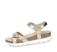 Panama Jack – Sandalias planas Sulia Shine – para mujer – Dorado – 37 EU