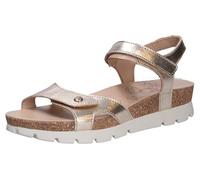 Panama Jack Sandalias planas Sulia Shine para mujer, Oro B3, 42 EU