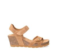 Panama Jack Sandalias Vila Wedge para mujer, Cuero B3, 41 EU