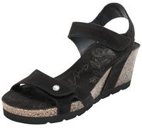 Panama Jack Sandalias Vila Wedge para mujer, Negro B21, 41 EU