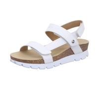 Panama Jack Selma, Sandalia Plana Mujer, Blanco B5, 41 EU