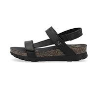 Panama Jack Selma, Sandalia Plana Mujer, Negro B4, 37 EU