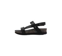 Panama Jack Selma, Sandalia Plana Mujer, Negro B4, 39 EU