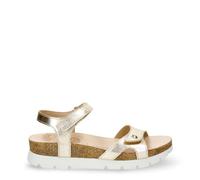 Panama Jack Sandalias planas Sulia Shine para mujer, dorado, 40 EU
