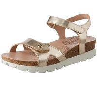 Panama Jack Sulia Shine, Sandalias Planas Mujer, Dorado, 38 EU