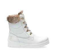 Panama Jack Tuscani, Combat Boot Mujer, Blanco, 40 EU