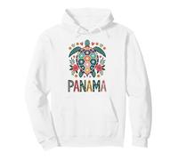 Panamá, Vibrante Tortuga Azulejo, Flores y Corazones Vida Océano Sudadera con Capucha