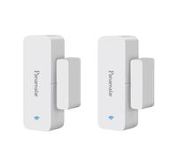 Panamalar 2PCS WiFi Sensor de Ventana de Puerta, Detección Inteligente de Puerta Abierta o Cerrada, Enviar Alerta al Teléfono, Sensor de Contacto Inalámbrico Compatible con Alexa para Domótica