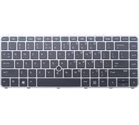 PANAMEMORY Teclado retroiluminado original compatible con HP EliteBook 745 G3, 745 G4, 840 G4, 848 G4 - Layout US - Part Number 836308-001, 819877-001, 836308-061 - con pointing stick