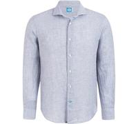 Panareha Camisa de Lino Vichy Hombre Krabi Gris (S)