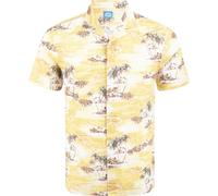 Panareha Camisa Hawaiana Aloha Hombre KALAPAKI Amarillo (L)