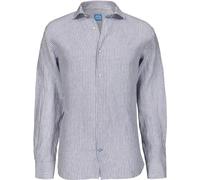 Panareha Camisa Hombre Lino a Rayas Corsica Azul (XL)