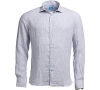 Panareha Camisa Hombre Lino a Rayas Phuket Gris (L)