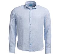 Panareha Camisa Hombre Lino Fiji Azul Claro (L)