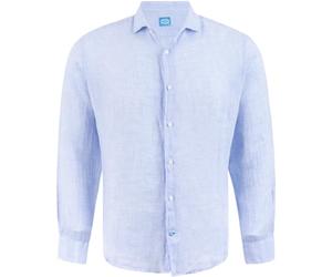 Panareha Camisa Lino Vichy Hombre Krabi Azul (L)