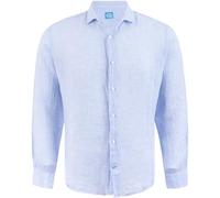 Panareha Camisa Lino Vichy Hombre Krabi Azul (M)