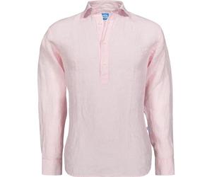 Panareha Camisa Polera Hombre Lino a Rayas Samui Rosa (L)