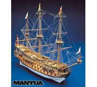 Panart San Felipe 1690 - Cuenco español en kit de madera a escala 1:75 960 mm Mantua modelo Made in Italy