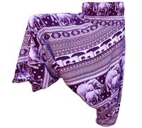PANASIAM Aladdin pantalones Chang, pantalones harem bombachos pantalones de ocio
