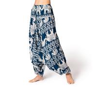 PANASIAM Aladdin pantalones Chang, pantalones harem bombachos pantalones de ocio
