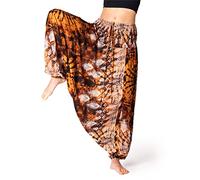 PANASIAM Aladin Batik Pants, L Brown