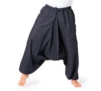 PANASIAM Aladin Pants Cotton 'Lini', Black, L