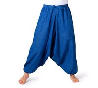 PANASIAM Aladin Pants Cotton 'Lini', Blue, L