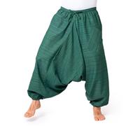 PANASIAM Aladin Pants Cotton 'Lini', Green, L