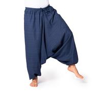 PANASIAM Aladin Pants Cotton 'Lini', Navy Blue, L