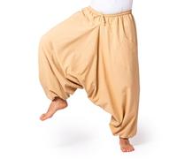 PANASIAM Aladin Pants Cotton 'Nature', Beige, L