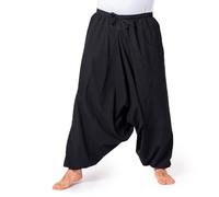 PANASIAM Aladin Pants Cotton 'Nature', Black, L