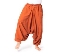 PANASIAM Aladin Pants Cotton 'Nature', Red Brown, L