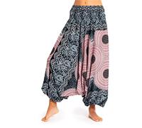 PANASIAM Aladin Pants, Mandala 2, Black n White XL