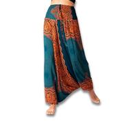 PANASIAM Aladin Pants, Mandala 3, Turquiose L