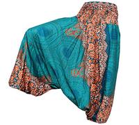 PANASIAM Aladin Pants, Mandala 3, Turquiose XL