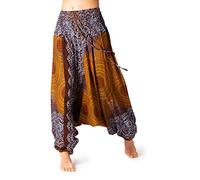 PANASIAM Aladin Pants, Mandala 4, Brown XL