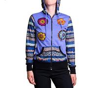 PANASIAM Chillout Chaqueta, Sudadera, Sudadera con Capucha en Varios Diseños, morado, L