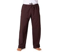 PANASIAM Cloth Trousers, Dark Brown, XL