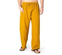 PANASIAM E-Fisher-Pants, Cotton, Unicolor Golden, L