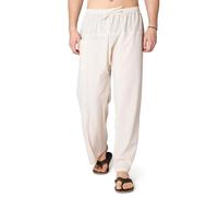 PANASIAM E-Fisher-Pants, Cotton, Unicolor naturewhite, M
