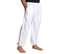 PANASIAM E-Pants Largos, algodón, Blanco, M