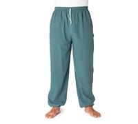 PANASIAM E-Pants Largos, algodón, Gris carbón, L